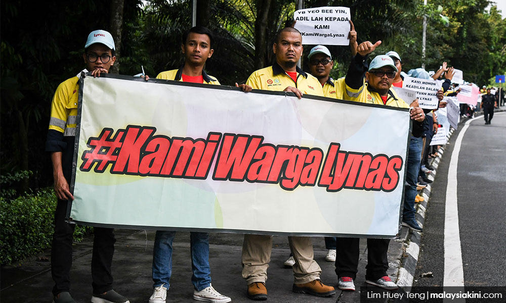 Selamatkan sumber rezeki kami - Pekerja Lynas