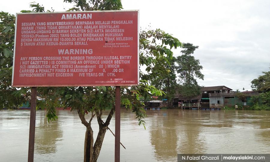 Malaysiakini Sungai Golok Melimpah Penduduk Mula Resah