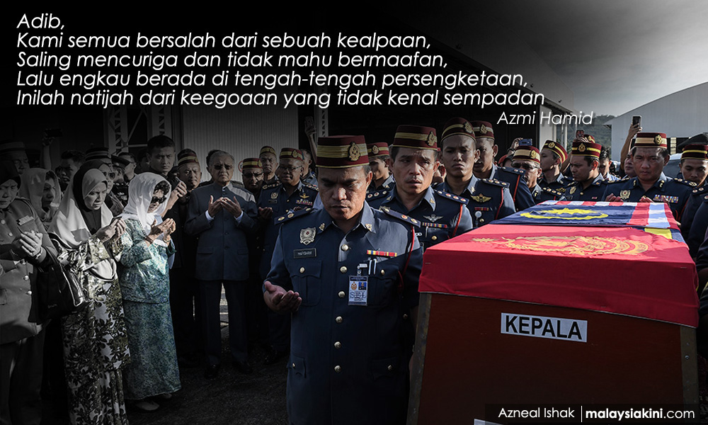 'Maafkan kami, Adib'