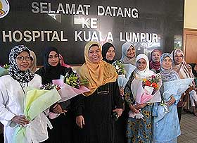 wanita pkr general hospital kl flower bouquet event 040808 01