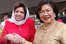 wanita umno pak lah meet rafidah shahrizat event  040808