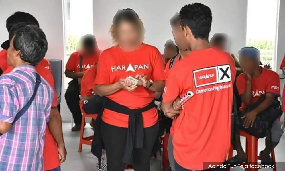 Harapan: ‘Cash handout’ images just volunteers being reimbursed
