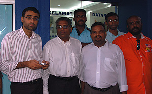commonwealth meeting hindraf 070808 surendran (far left)