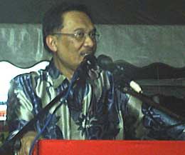 anwar ibrahim penang kg kota permatang pauh by election campaign 140808 13