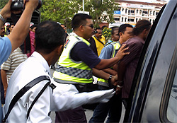 hindraf penang protest 230808 arrest