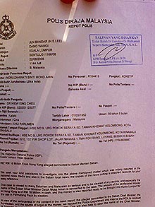 dap lodge police report on sabah chief minister musa aman 220808 01