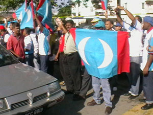 permatang pauh by election 260808 pkr outside nomination center 01