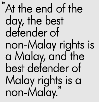 real danger of ahmad ismail article quotes the best defender 090908