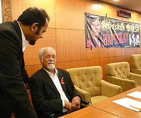 pakatan rakyat zaid ibrahim  parliament anti isa teresa kok caucus 170908 01