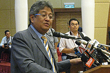 zaid ibrahim resignation from ministerial post 160908