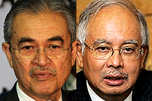 abdullah ahmad badawi and najib