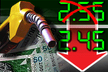 petrol new price rm2 45 240908