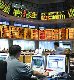 malaysia stock exchange market klse 141008 09