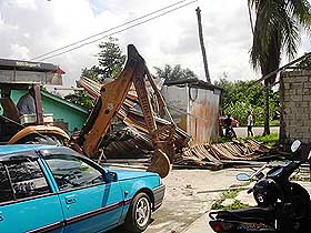 kampung pletong johor bahru squatters protest 231008 05