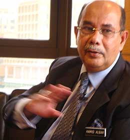 syed hamid albar exclusive interview larger pix 231008 02