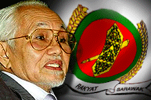 taib mahmud and parti rakyat sarawak prs 281008