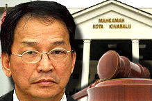 justice ian chin and sabah court house