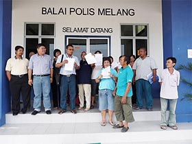 perpaduan heights abandoned housing project kuala pilah 291008 police station