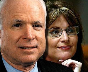 john mccain and sarah palin