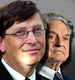bill gates and george soros