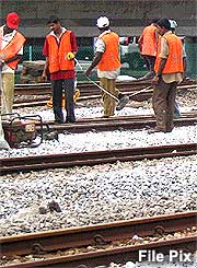 double tracking railway track 200505 construction