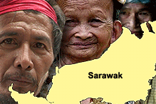 sarawak natives dayak