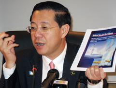 penang monorail project 111108 lim guan eng