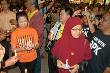 bersih 1st year anniversary pj vigil arrest 111108
