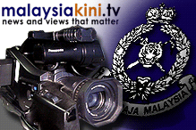 seized malaysiakini tv camera tape police 211108