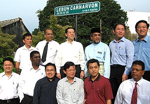 penang multilingual road sign street sign ceremony 211108 01