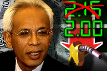 shahrir samad and petrol price hike reduction from rm 2 15 to rm 2 181108