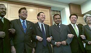 parliament pakatan pc on mukhriz 021208 leaders