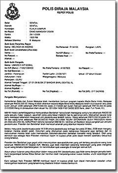 malaysia hindu youth police report 011208