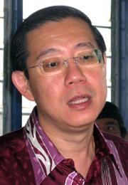 penang anti-landslide committee 081208 lim guan eng