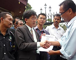 jerit send memo to johor mb on ride for change event 051208 03