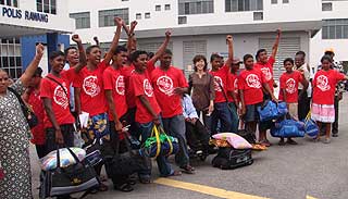 jerit ride for change youths held at rawang police station protest  161208 03