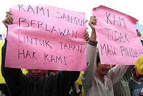 bengoh dam bidayuh protest sarawak 191208 02