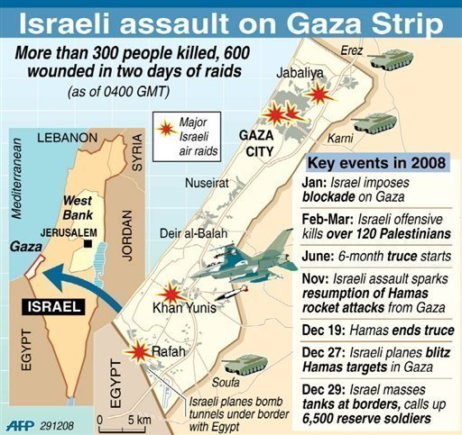 israel air strikes against hamas in gaza strip