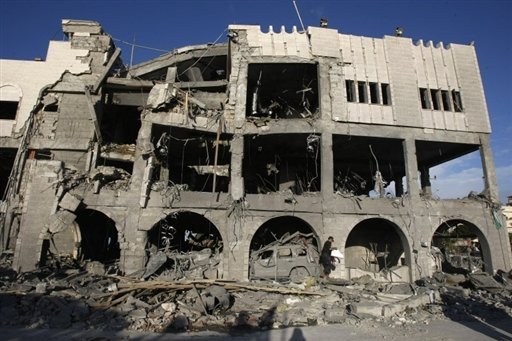 Isreal attack Hamas controlled Gaza Strip in Palestine