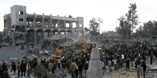 Isreal attack Hamas controlled Gaza Strip in Palestine