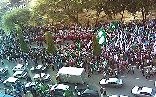 kuala terengganu by election nomination pas supporters 060109 01