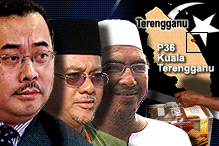 kuala terengganu by election candidates 060109 wan ahmad farid mohd abdul wahid endut azharudin mamat