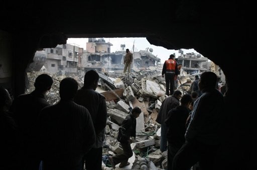 israeli air strikes against hamas gaza strip palestine