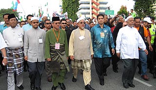 kuala terengganu by election 060109 pakatan leaders