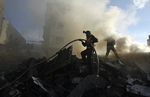 israel air strikes against hamas gaza strip palestine