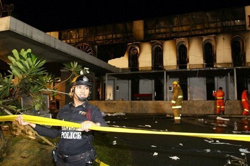 thailand new year's fire night club bangkok