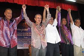 kuala terengganu by election 080109 bn leaders 2