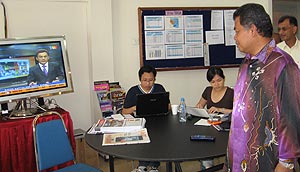 kuala terengganu by election ahmad said visit media centre 080109 02