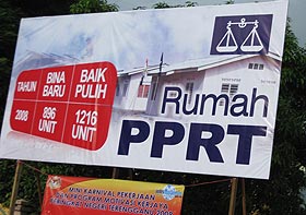 kuala terengganu by election 080109 poster bn pprt