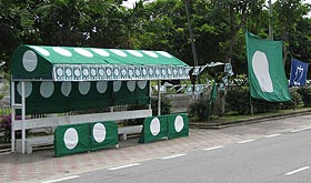kuala terengganu by election 080109 pas bus station